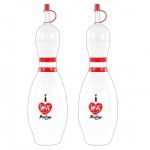 Bidon "I LOVE BOWLING" 2-szt. - butelka na napój