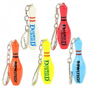 Brelok kręgiel bowling - 5 szt. kolorowe