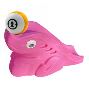 Krokodyl-rampa dla dzieci pink do rzucania kul 