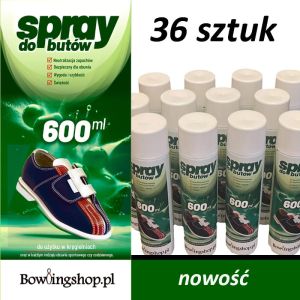 WIĘCEJ TANIEJ spray do butów Bowlingshop 600 ml (kmp 36 szt)